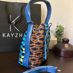 Mud cloth hand bag